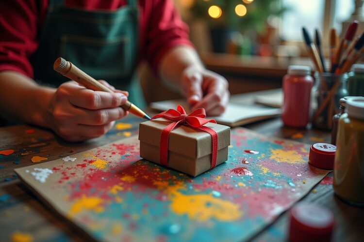 weihnachtsgeschenke malen-Titel